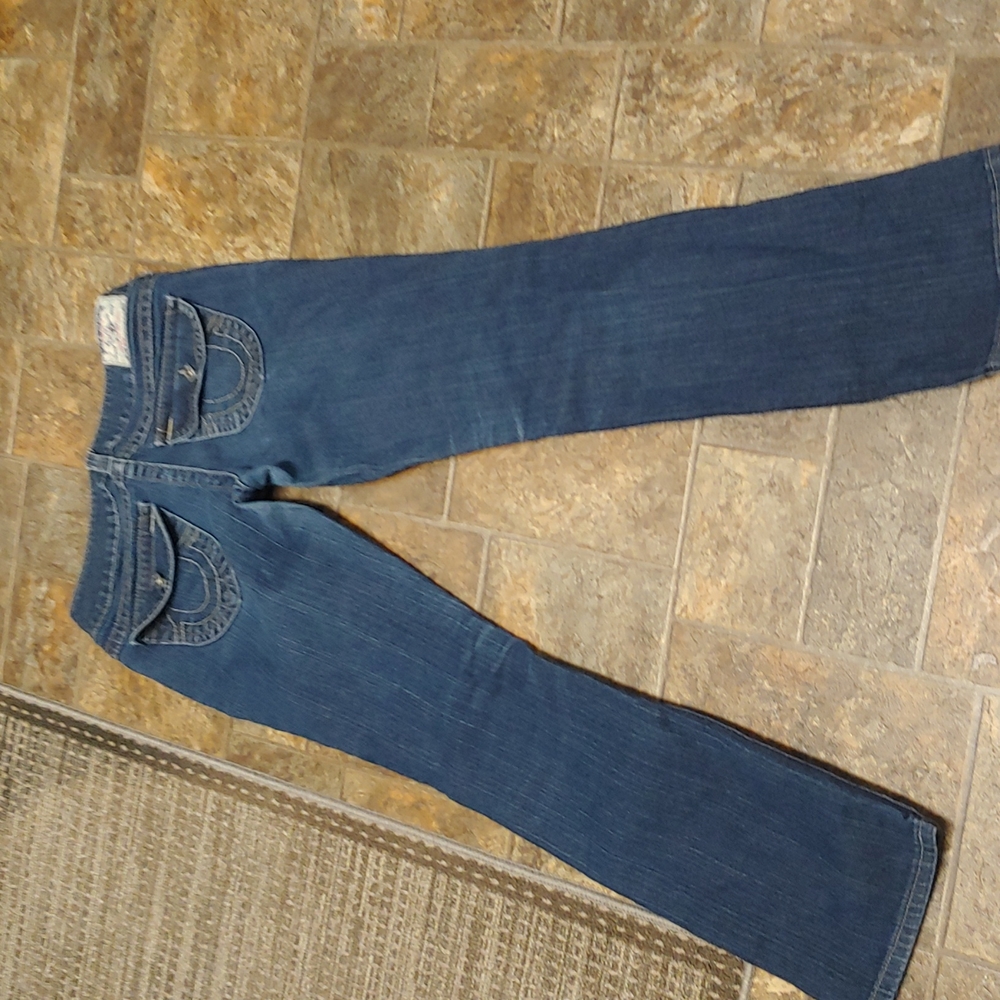 True Religion jeans straight leg low rise. Wm. sz.28x30